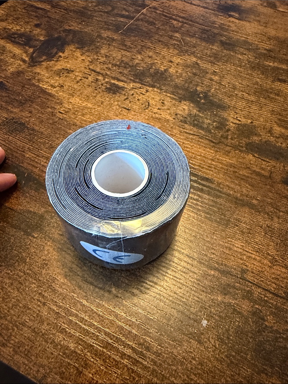 Black Athletic Kinesiology Tape Roll - Unbranded